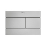 Cut out image of the Roca Duplo S PS2 Brushed Stainless Steel Dual Flush Plate